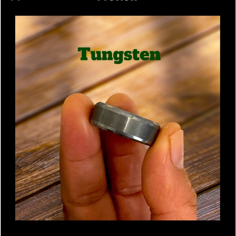 Tungsten Men’s Size 10 Wedding Band
